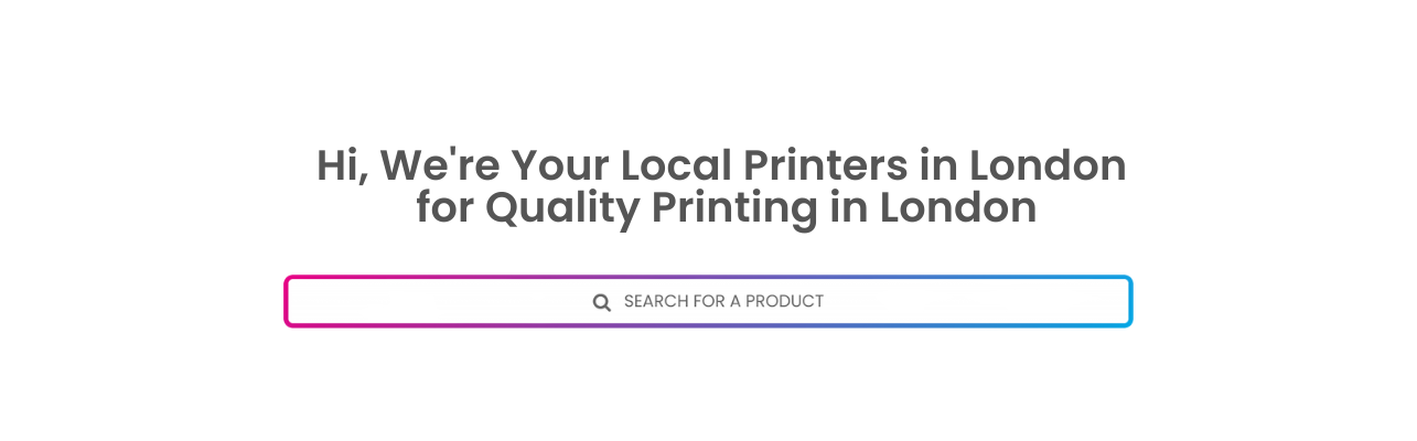 Printing Services East London