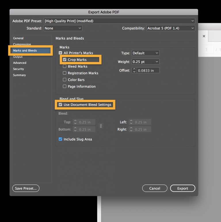HOW DO I SETUP BLEEDS & CROP MARKS? Printpal™ London