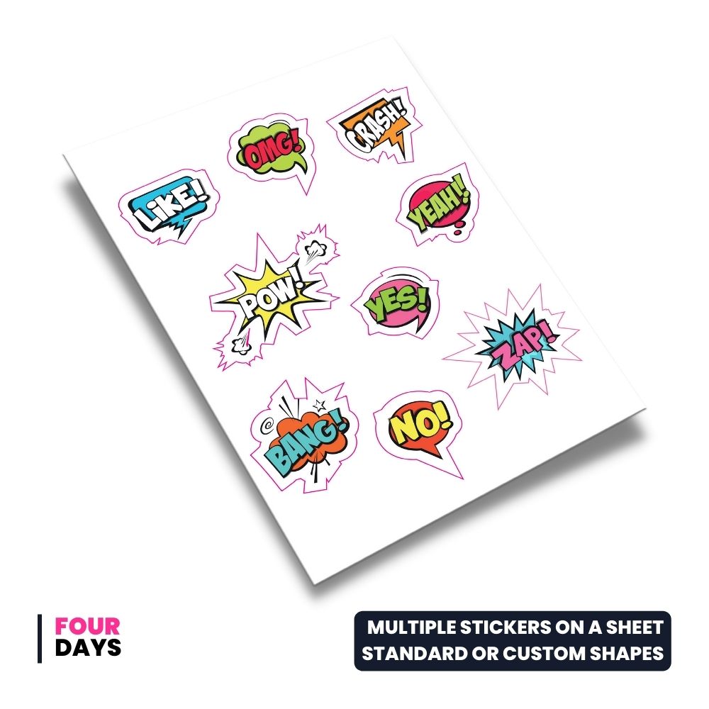 Sheet Label Stickers Printers in London