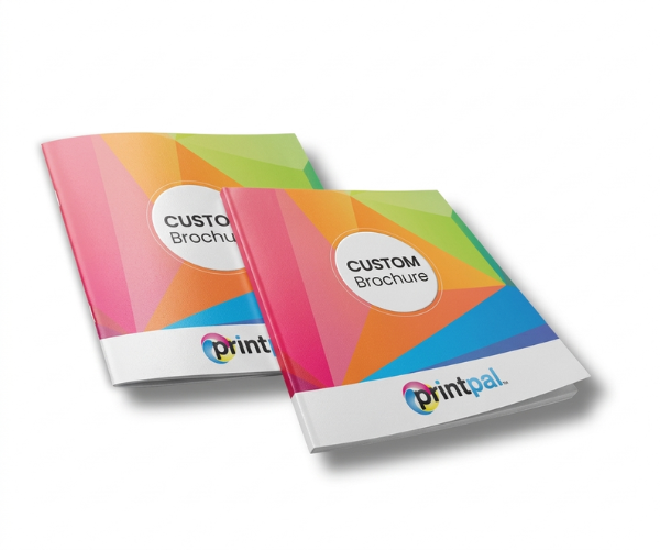 Brochure printing in London — saddle stitched and perfect bound