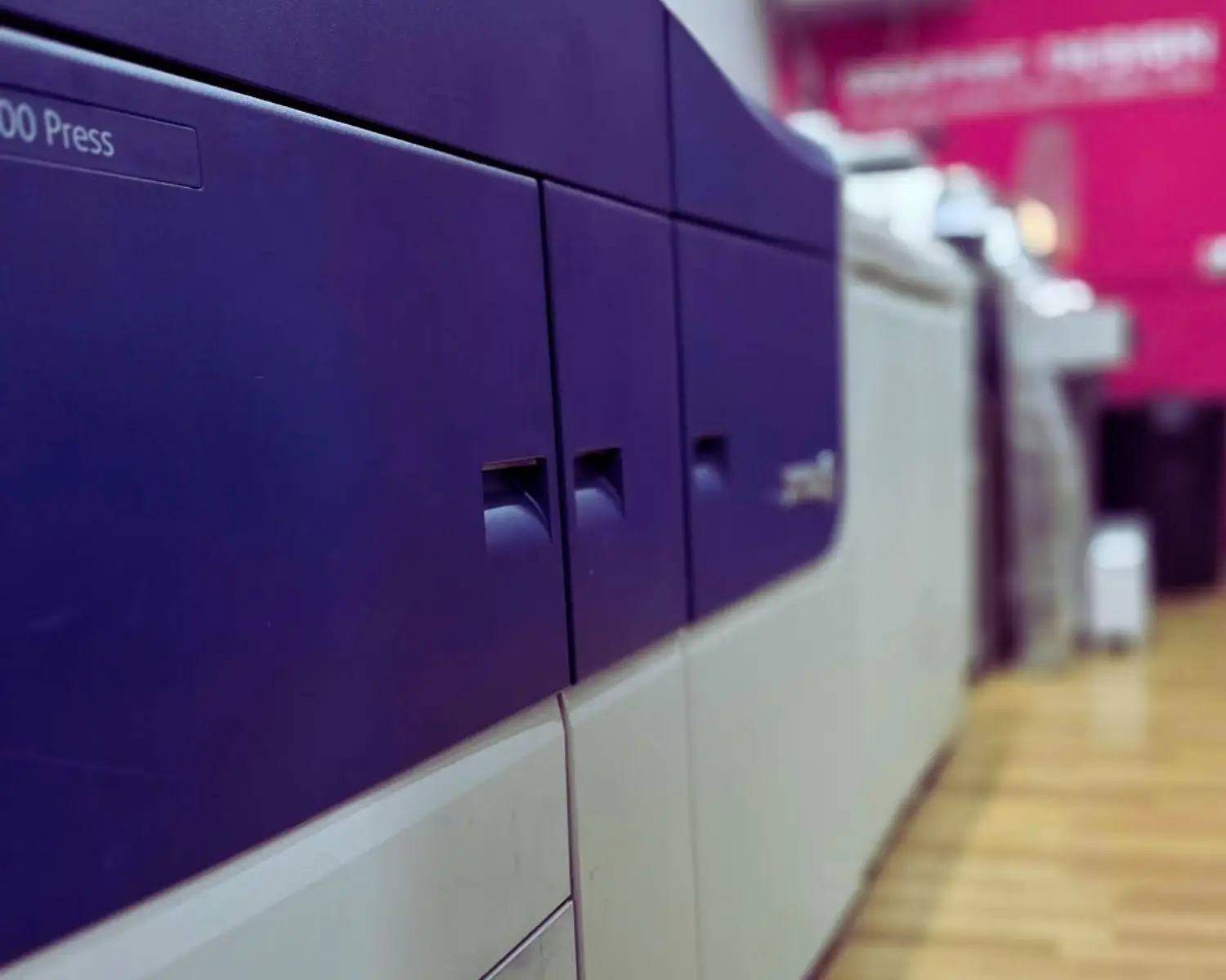 Xerox Versant 2100 production press in the Printpal London shop